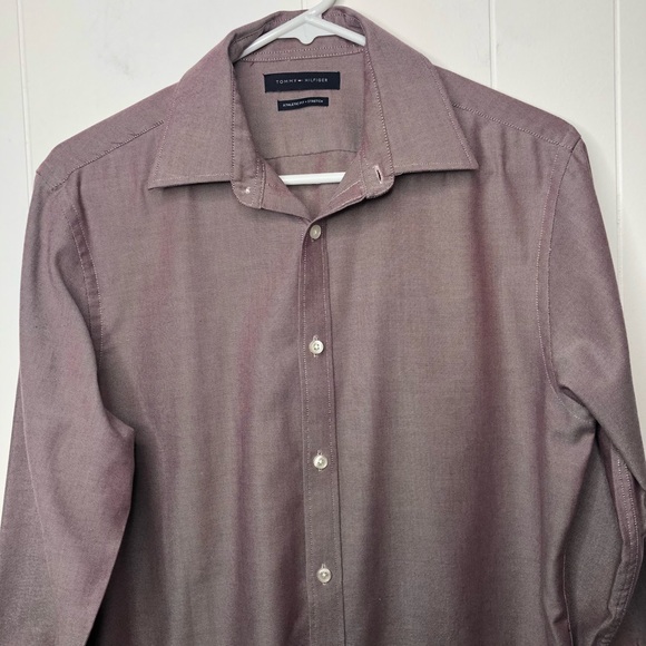 Tommy Hilfiger Mens button down shirt. Size 14 1/2 - Picture 2 of 9